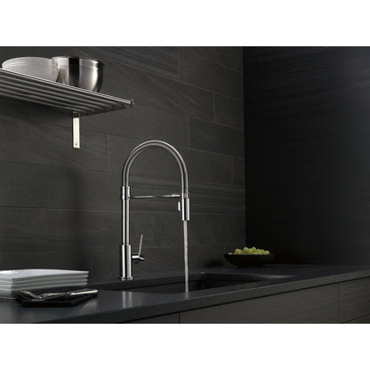 Delta Trinsic Single-Handle Pull-Down Spring Kitchen Faucet - 9659