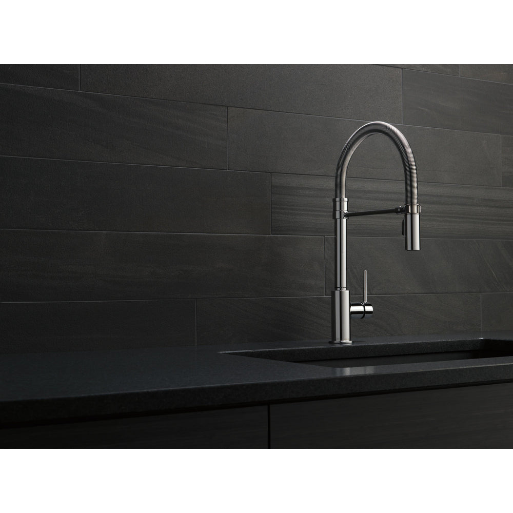 Delta Trinsic Single-Handle Pull-Down Spring Kitchen Faucet - 9659