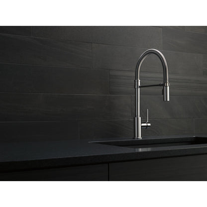 Delta Trinsic Single-Handle Pull-Down Spring Kitchen Faucet - 9659