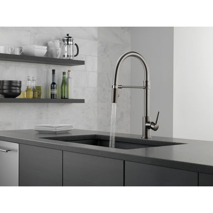 Delta Trinsic Single-Handle Pull-Down Spring Kitchen Faucet - 9659