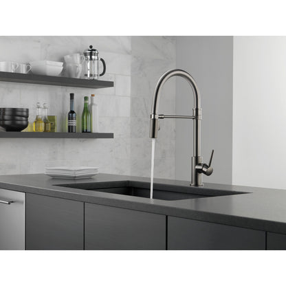 Delta Trinsic Single-Handle Pull-Down Spring Kitchen Faucet - 9659
