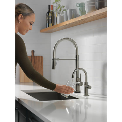 Delta Trinsic Single-Handle Pull-Down Spring Kitchen Faucet with Touch2O Technology - 9659T