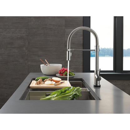 Delta Trinsic Touch2O Technology Kitchen Faucet with Touchless Technology - 9659TL