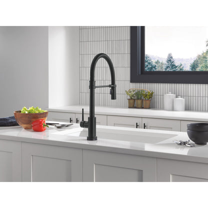 Delta Trinsic Touch2O Technology Kitchen Faucet with Touchless Technology - 9659TL