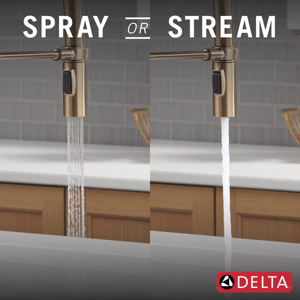Delta Trinsic Touch2O Technology Kitchen Faucet with Touchless Technology - 9659TL