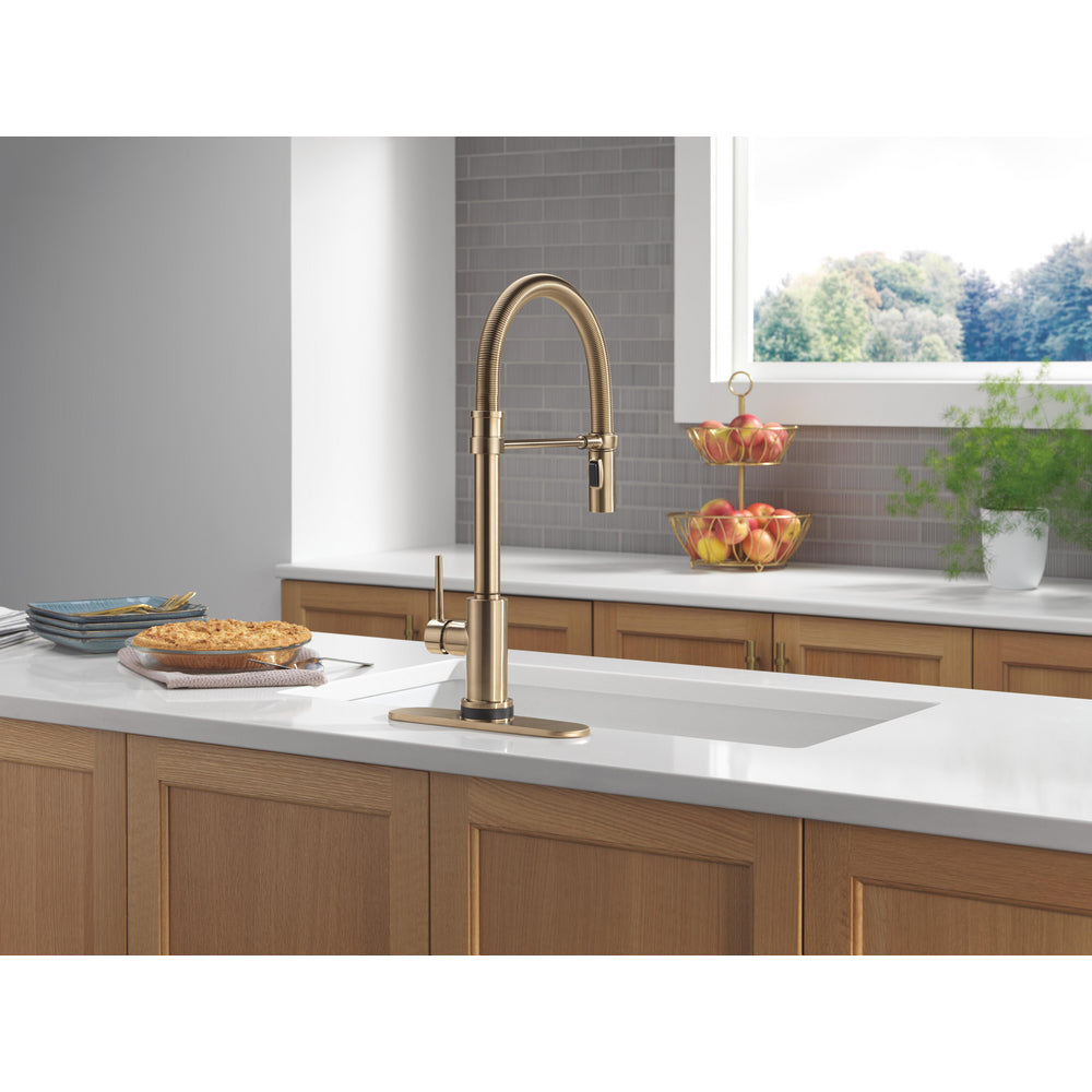 Delta Trinsic Touch2O Technology Kitchen Faucet with Touchless Technology - 9659TL