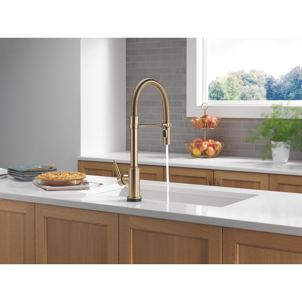 Delta Trinsic Touch2O Technology Kitchen Faucet with Touchless Technology - 9659TL