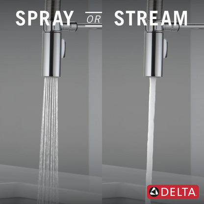 Delta Trinsic Touch2O Technology Kitchen Faucet with Touchless Technology - 9659TL