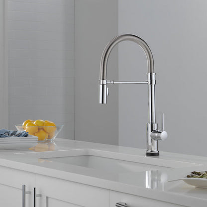 Delta Trinsic Touch2O Technology Kitchen Faucet with Touchless Technology - 9659TL