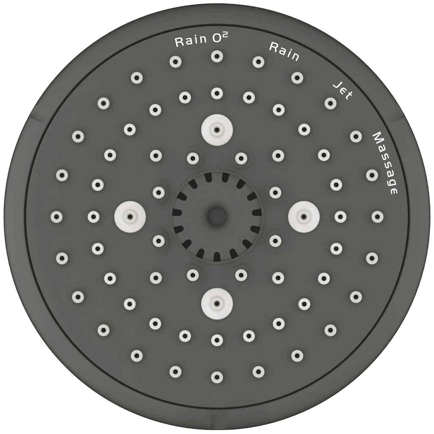 Grohe Tempesta 100 Shower Head, 4" - 4 Sprays, 6.6 L/min (1.75 gpm) - 26044
