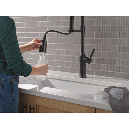 Delta Renaldi Single-Handle Pull-Down Spring Kitchen Faucet - 9684