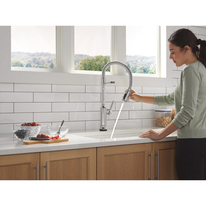Delta Renaldi Touch2O Technology Kitchen Faucet with Touchless Technology - 9684TL