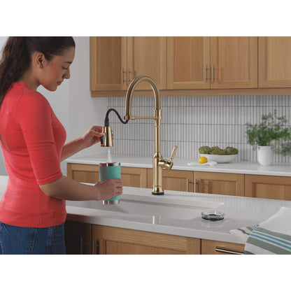 Delta Renaldi Touch2O Technology Kitchen Faucet with Touchless Technology - 9684TL