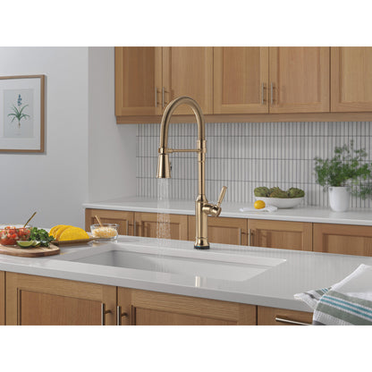 Delta Renaldi Touch2O Technology Kitchen Faucet with Touchless Technology - 9684TL