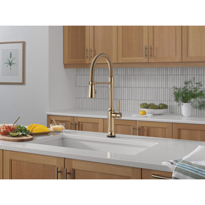 Delta Renaldi Touch2O Technology Kitchen Faucet with Touchless Technology - 9684TL