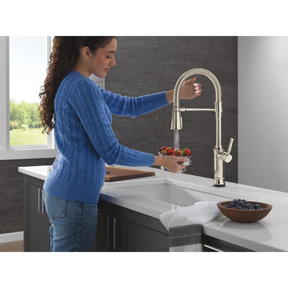 Delta Renaldi Touch2O Technology Kitchen Faucet with Touchless Technology - 9684TL