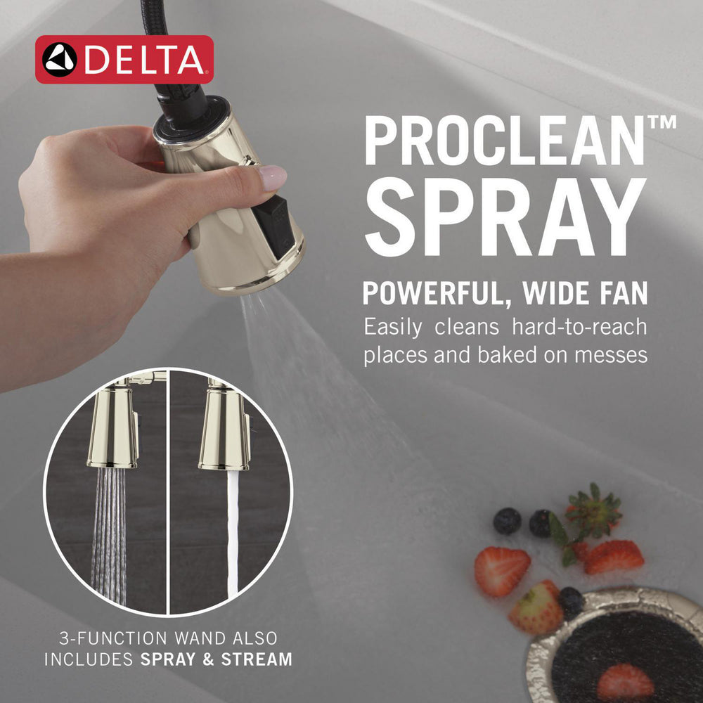 Delta Renaldi Touch2O Technology Kitchen Faucet with Touchless Technology - 9684TL