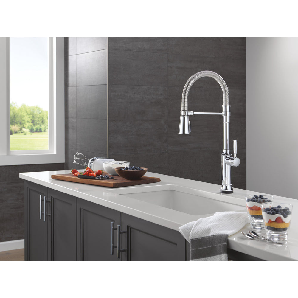 Delta Renaldi Touch2O Technology Kitchen Faucet with Touchless Technology - 9684TL