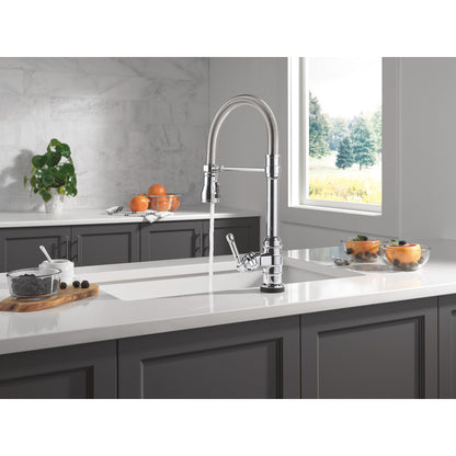 Delta Broderick Pro Touchless Pulldown Kitchen Faucet - 9690TL