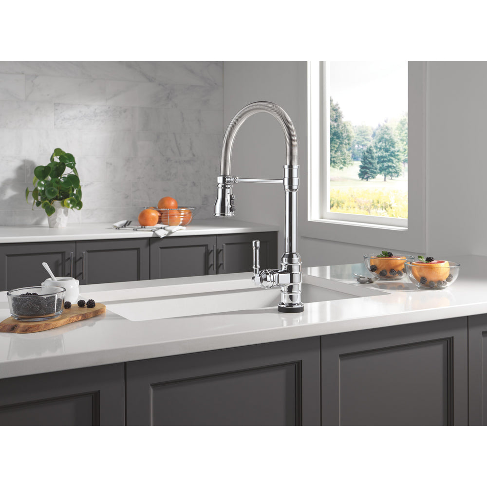 Delta Broderick Pro Touchless Pulldown Kitchen Faucet - 9690TL