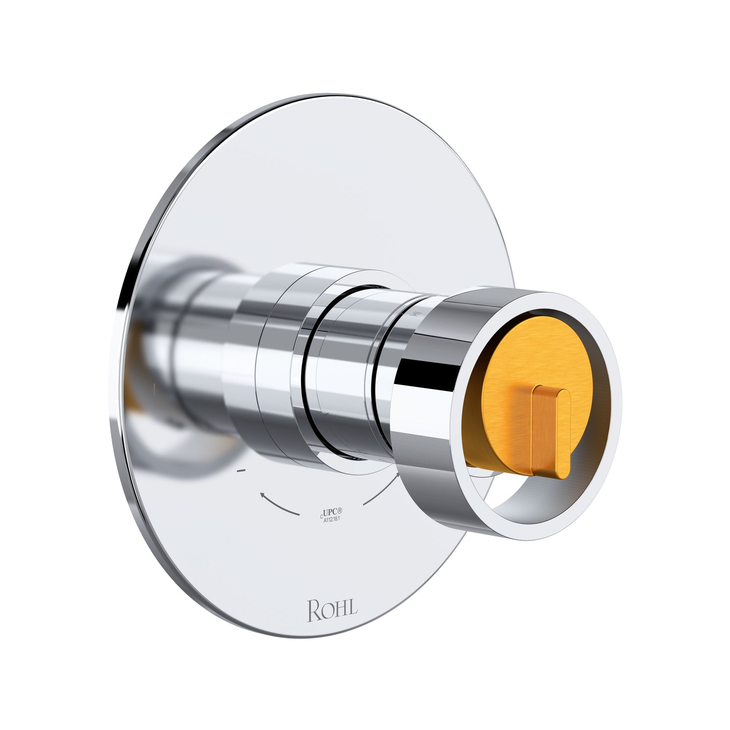 Rohl Eclissi 1/2" Thermostatic & Pressure Balance Trim With 2 Functions - TEC44W1IW