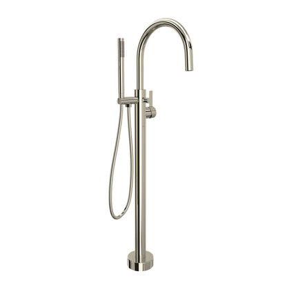 Rohl Tenerife Single Hole Floor Mount Tub Filler Trim - TTE06HF1LM
