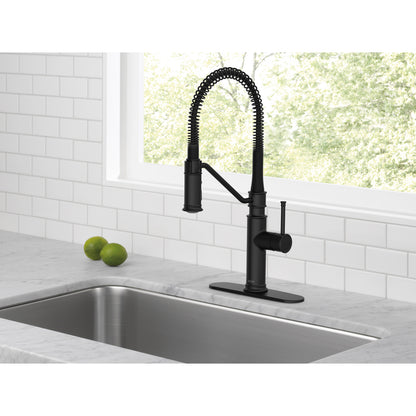 Robinet de cuisine industriel à ressort rétractable Delta Prodeco - 983LF