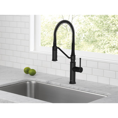 Robinet de cuisine industriel à ressort rétractable Delta Prodeco - 983LF