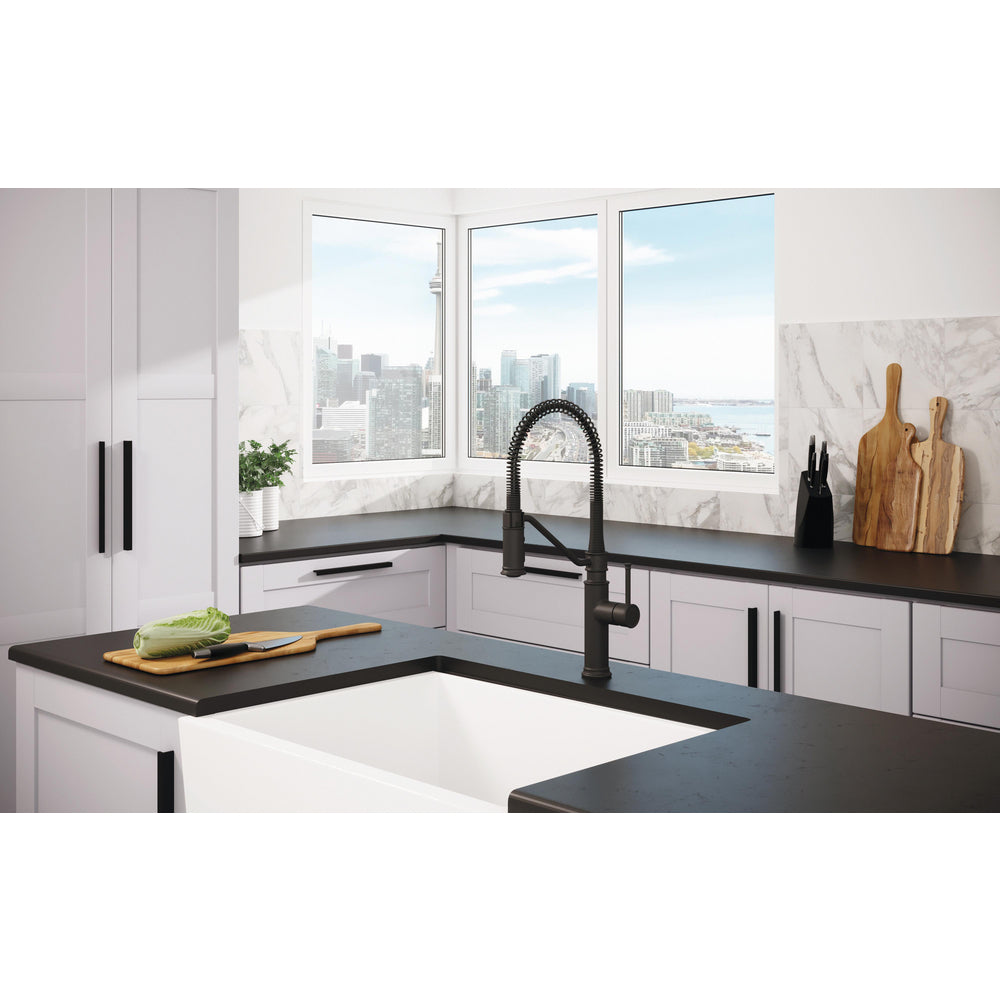 Robinet de cuisine industriel à ressort rétractable Delta Prodeco - 983LF