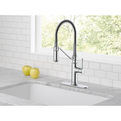 Robinet de cuisine industriel à ressort rétractable Delta Prodeco - 983LF
