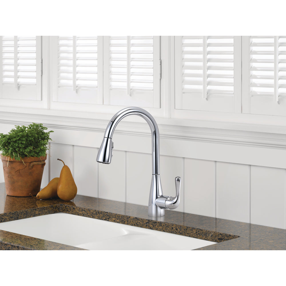 Delta Marley Single Handle Pull-Down Kitchen Faucet - 986LF