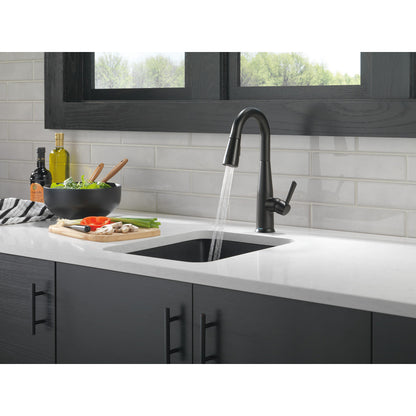 Delta Essa Single Handle Pull-Down Bar/Prep Faucet with Touch2O Technology - 9913T