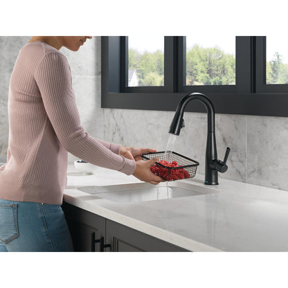 Delta Essa Single Handle Pull-down Bar/Prep Faucet with Touchless Technology