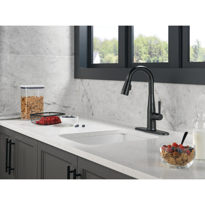 Delta Essa Single Handle Pull-down Bar/Prep Faucet with Touchless Technology