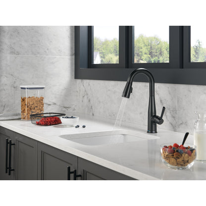 Delta Essa Single Handle Pull-down Bar/Prep Faucet with Touchless Technology