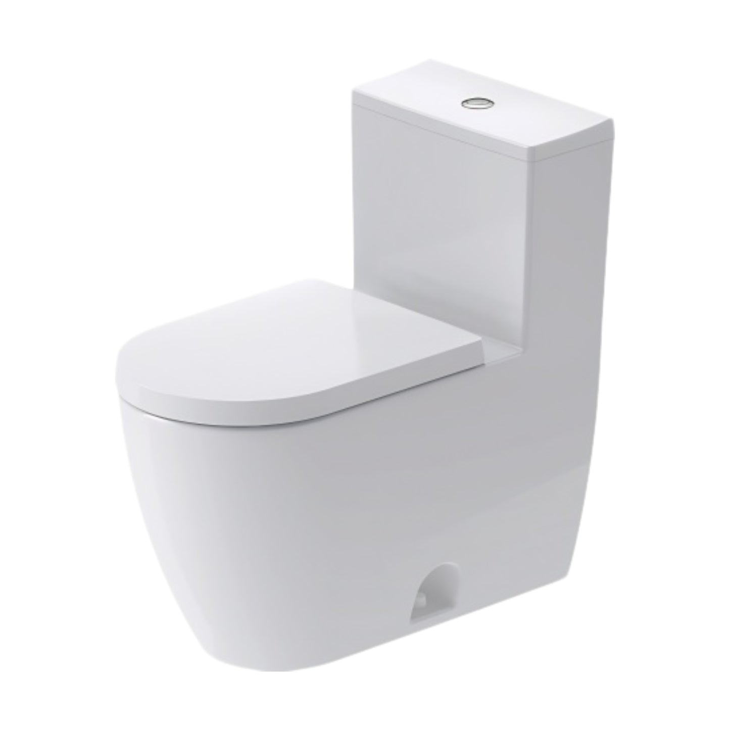 Duravit Bento Starck Box Rimless Elongated One-Piece Toilet 1.32/0.92 GPF- Less Seat