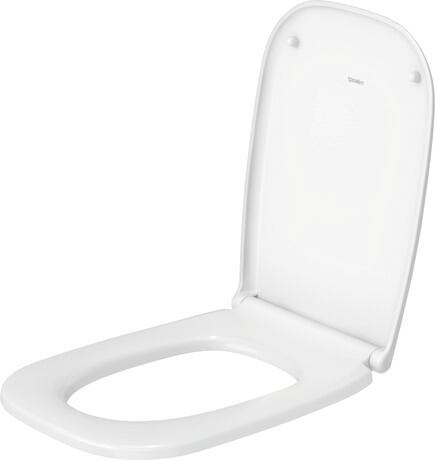 Duravit D-Code Toilet Seat with Slow Close For Floor Mount Toilet