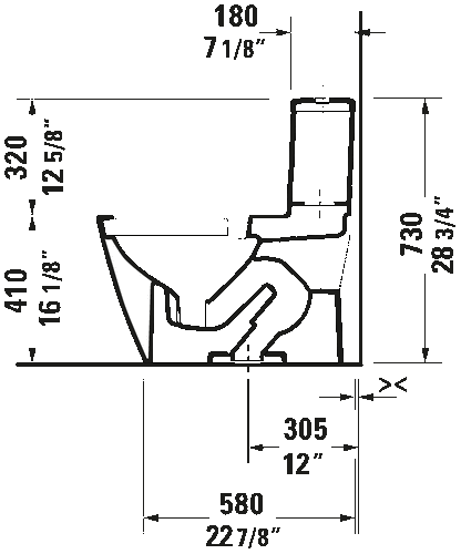 Duravit D-Neo One-Piece Toilet Dual Flush - Eunoia 