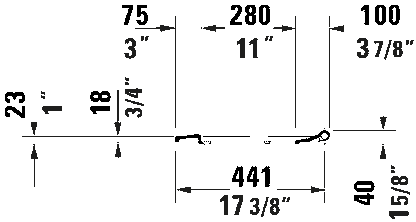 Duravit Aurena Toilet Seat with Slow Close
