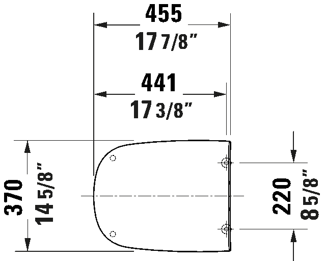 Duravit Aurena Toilet Seat with Slow Close
