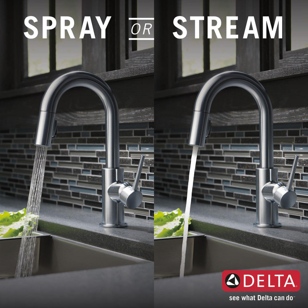 Delta Trinsic Single Handle Pull-Down Bar / Prep Faucet - 9959