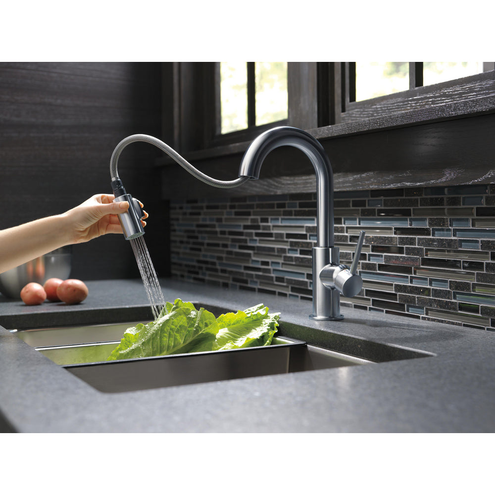 Delta Trinsic Single Handle Pull-Down Bar / Prep Faucet - 9959
