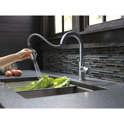 Delta Trinsic Single Handle Pull-Down Bar / Prep Faucet - 9959
