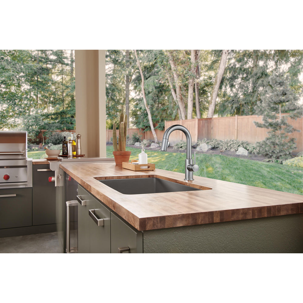 Delta Trinsic Single Handle Pull-Down Bar / Prep Faucet - 9959