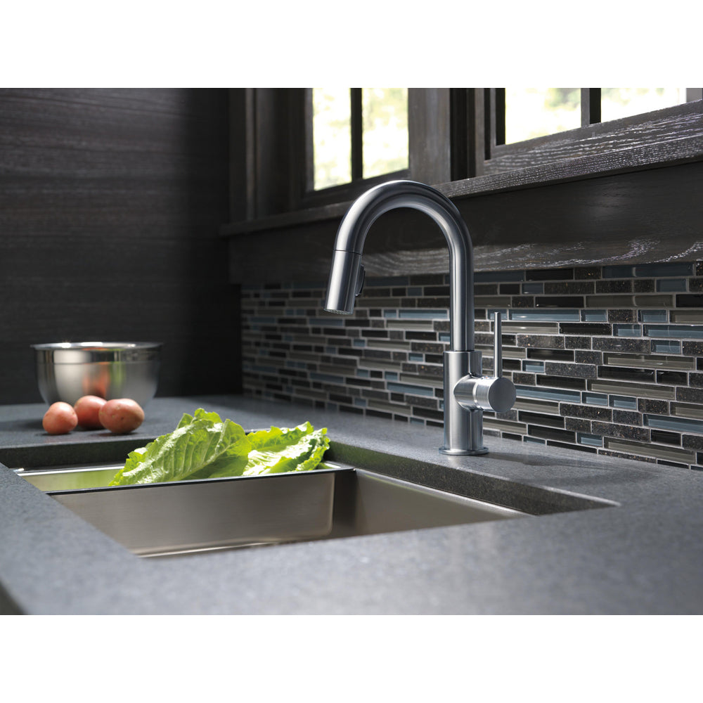 Delta Trinsic Single Handle Pull-Down Bar / Prep Faucet - 9959