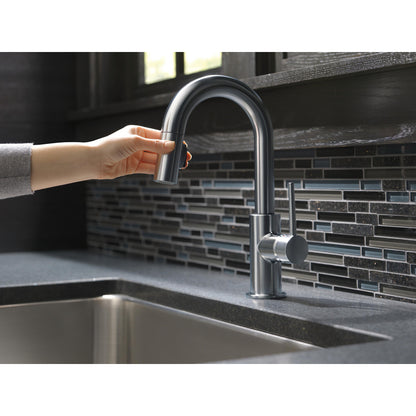 Delta Trinsic Single Handle Pull-Down Bar / Prep Faucet - 9959