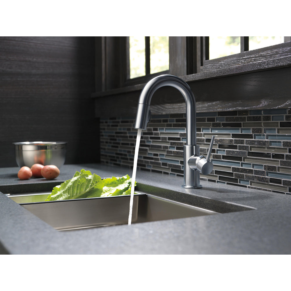 Delta Trinsic Single Handle Pull-Down Bar / Prep Faucet - 9959
