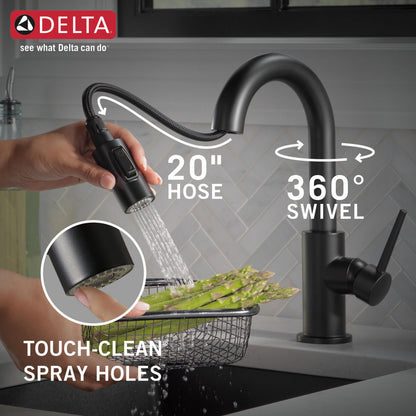 Delta Trinsic Single Handle Pull-Down Bar / Prep Faucet - 9959