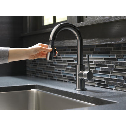 Delta Trinsic Single Handle Pull-Down Bar / Prep Faucet - 9959