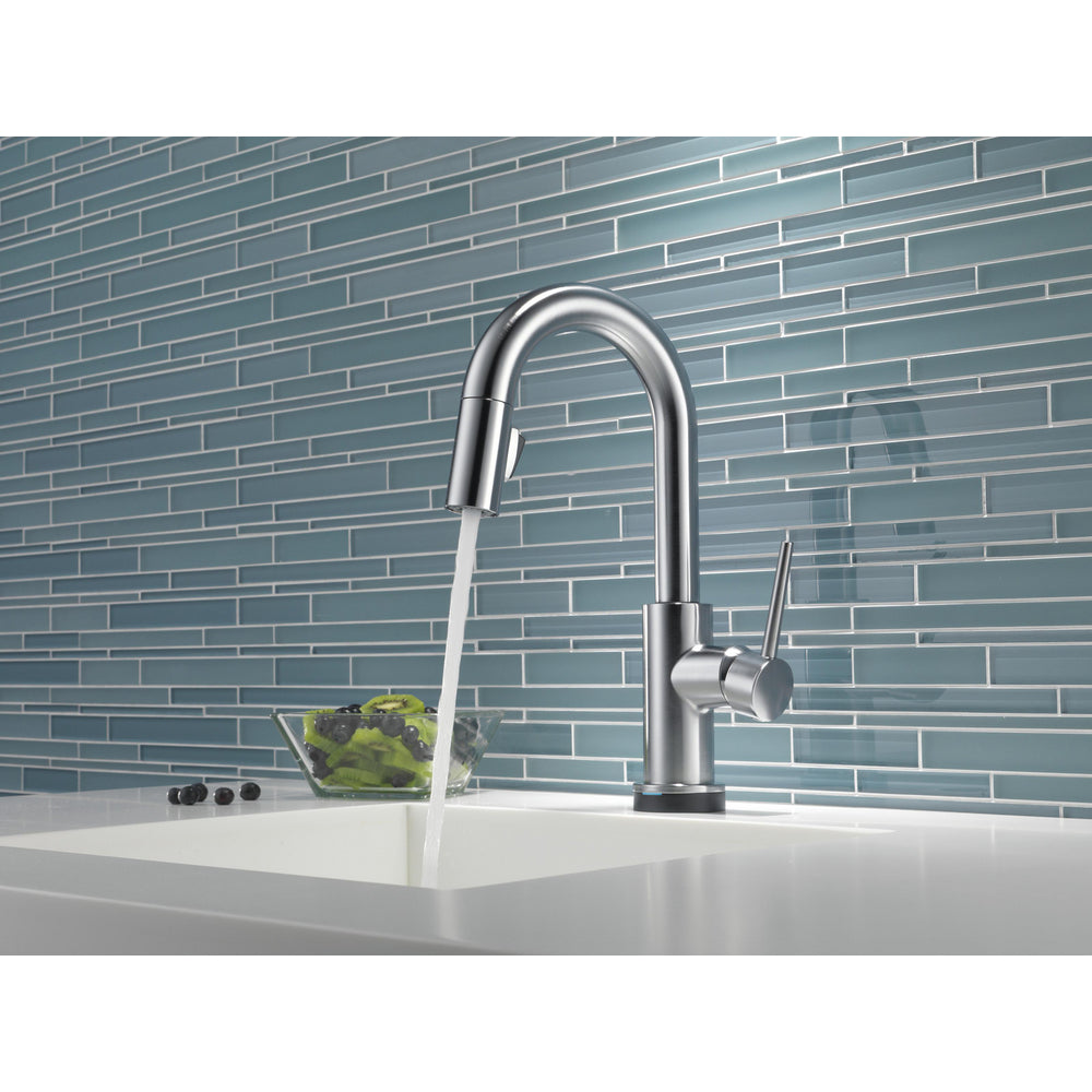 Delta Trinsic Single Handle Pull-Down Bar / Prep Faucet with Touch2O Technology - 9959T
